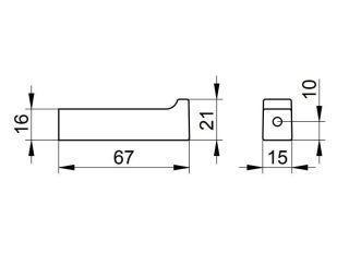 Крючок Keuco Edition 11116130000 черный хром